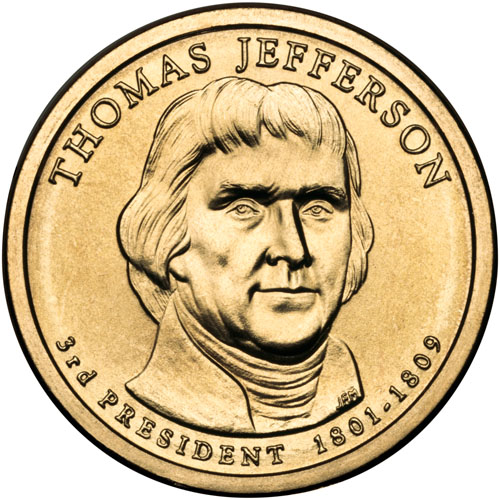 thomas jefferson presidential dollar 500 April 12 April 18: Great Minds, Great Laughs, Great Mammals, Great Quakes